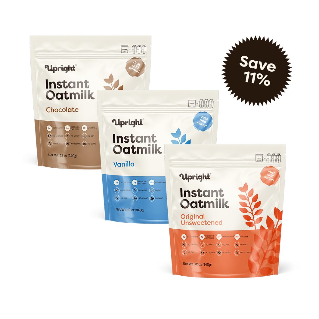 High-Protein Instant Oatmilk - Variety 3 Pack (Bulk Format)