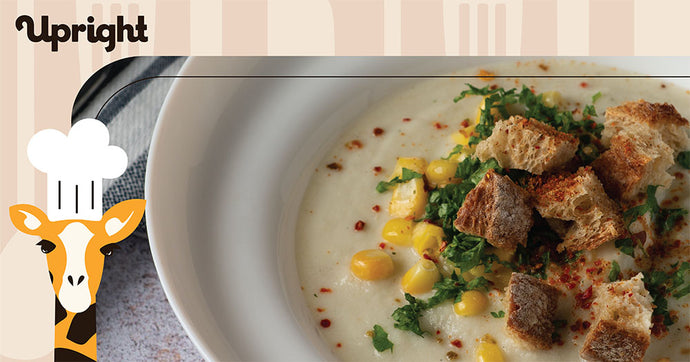 Jessie's Recipe of the Week: Plant-based Creamy Corn and Potato Soup