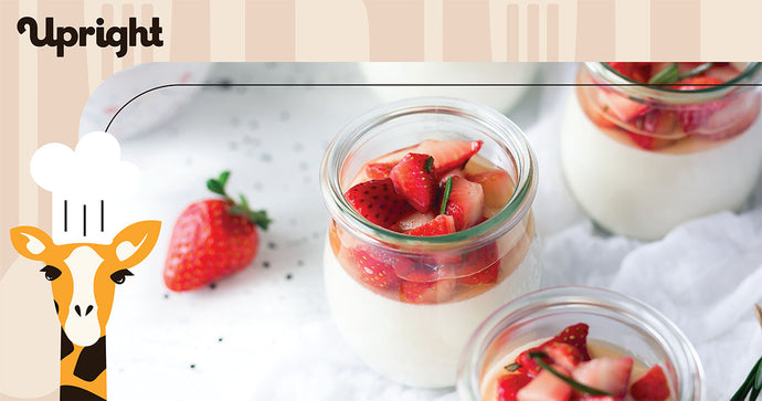 Jessie's Recipe of the Week: Plant-based Strawberry Panna Cotta