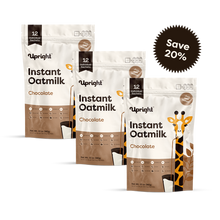 Load image into Gallery viewer, High-Protein Instant Oatmilk - Chocolate (12 Single Servings)
