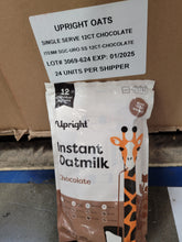 Load image into Gallery viewer, Wholesale - High-Protein Instant Oatmilk - Chocolate (Single Servings) - Case Of 24
