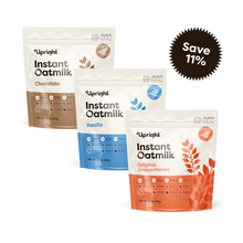 Load image into Gallery viewer, High-Protein Instant Oatmilk - Variety 3 Pack (Bulk Format)
