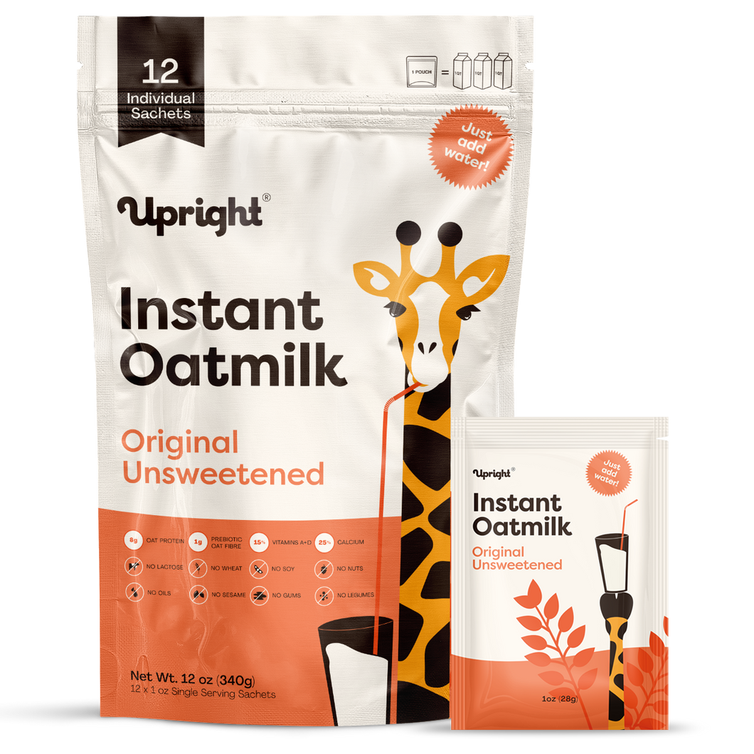 High-Protein Instant Oatmilk - Original (12 Single Servings)