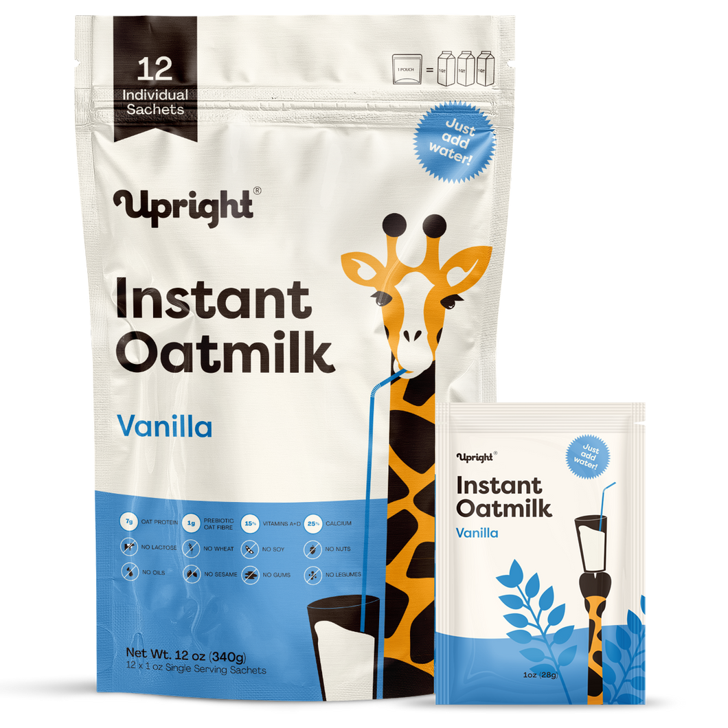 Wholesale - High-Protein Instant Oatmilk - Vanilla (Single Servings) - Case Of 24